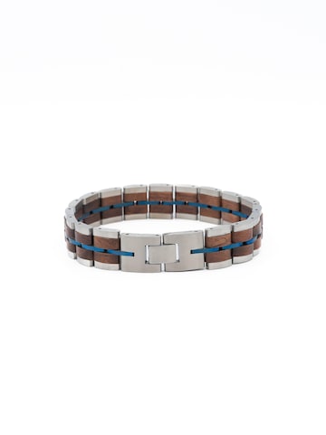 La Moda Me Bracelet 'Njord' in Brown: front