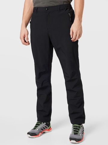 Regular Pantalon outdoor 'PURJALA' Rukka en noir : devant