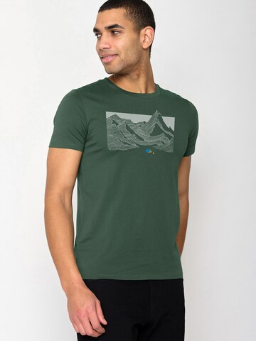 GREENBOMB Shirt 'Nature Valley' in Groen: voorkant