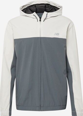 Veste de sport new balance en gris : devant