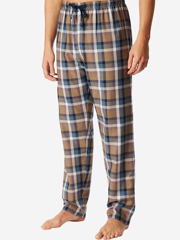 SCHIESSER Pyjamahose 'Mix + Relax' in Beige