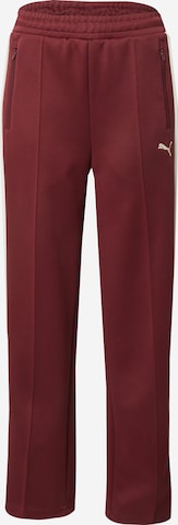 Loosefit Pantaloni sportivi 'T7 ALWAYS ON' di PUMA in rosso: frontale