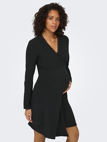 Only Maternity Φόρεμα 'Mette' σε μαύρο: μπροστά