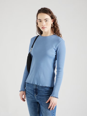 VILA Shirt 'THESSA' in Blue: front