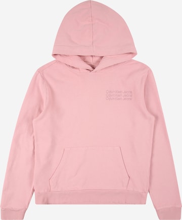 Calvin Klein Jeans Sweatshirt i rosa: forside