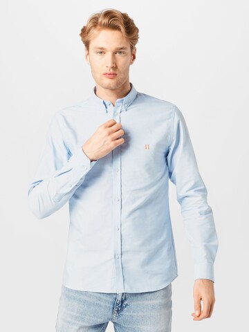 Les Deux Regular fit Overhemd in Blauw: voorkant