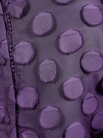 Chemisier love & roses en violet