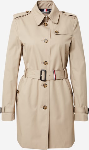 TOMMY HILFIGER Between-seasons coat 'Heritage' in Grey: front