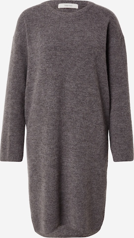 Robes en maille 'SLFLULU' SELECTED en gris : devant