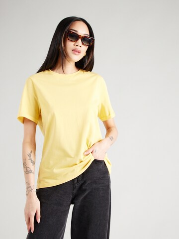 PIECES قميص 'RIA' بلون أصفر: الأمام