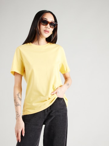 T-shirt 'RIA' PIECES en jaune : devant
