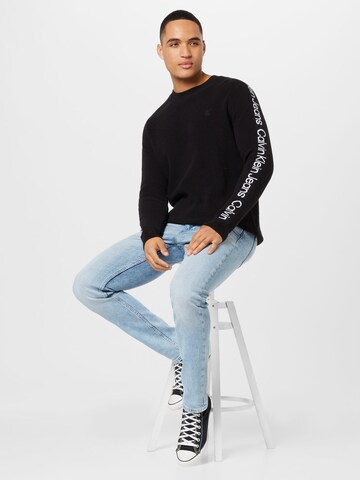Pull-over Calvin Klein Jeans en noir