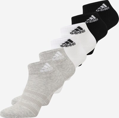ADIDAS PERFORMANCE Calcetines deportivos en gris moteado / negro / blanco, Vista del producto