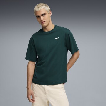 T-Shirt 'Wardrobe Ess' PUMA en vert : devant