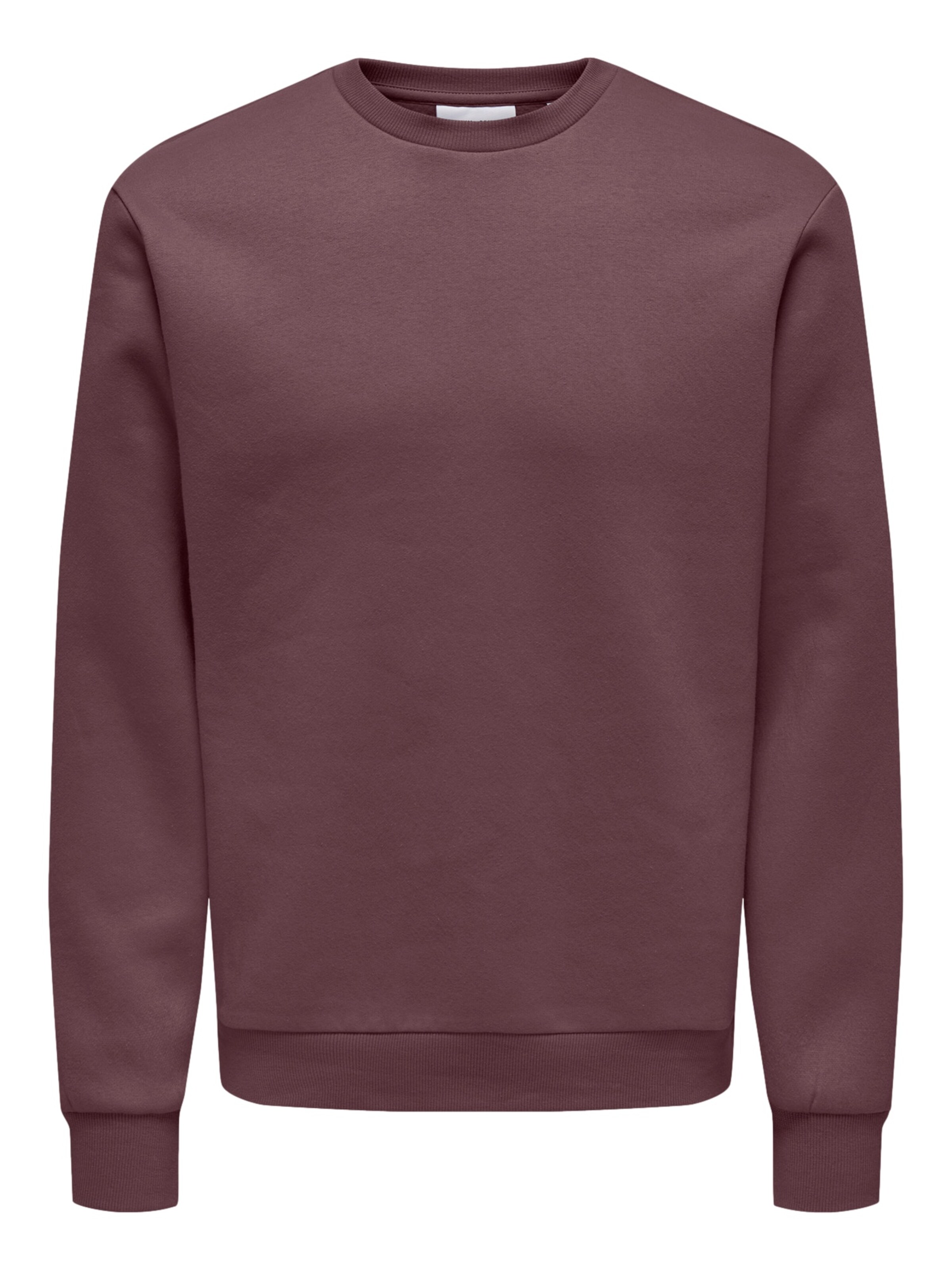 Only & Sons Regular fit Sweatshirt in Red: front