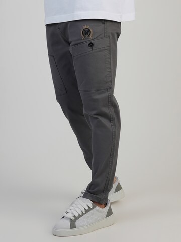 SikSilk Tapered Cargobroek in Grijs