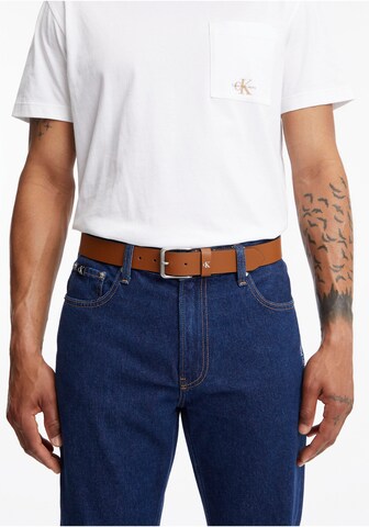 Calvin Klein Jeans Belt in Brown