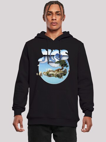 Sweat-shirt 'YES Chrome Island' F4NT4STIC en noir : devant