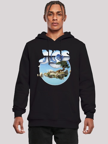 F4NT4STIC Sweatshirt 'YES Chrome Island' in Zwart: voorkant