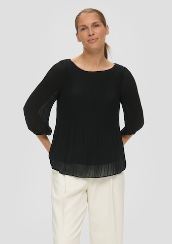 s.Oliver BLACK LABEL Blouse in Black: front