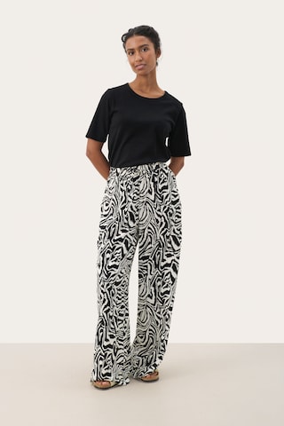 Part Two Regular Broek 'Tine' in Zwart