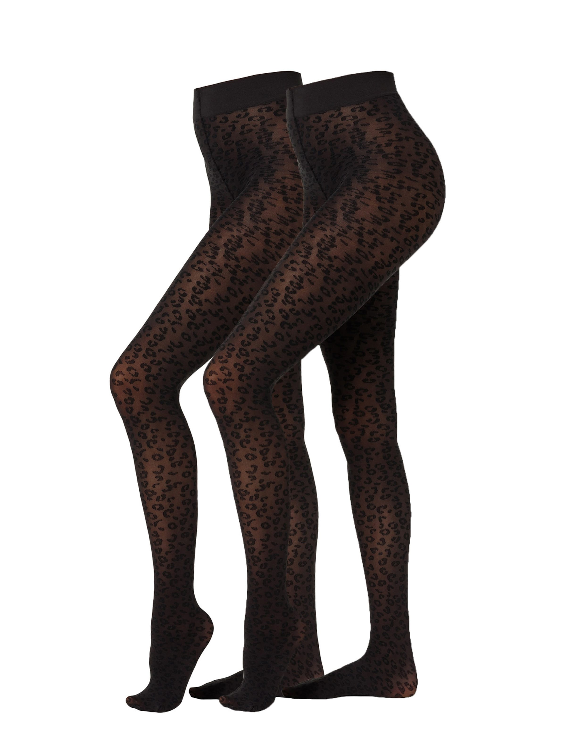 camano Fijne panty in Zwart: voorkant