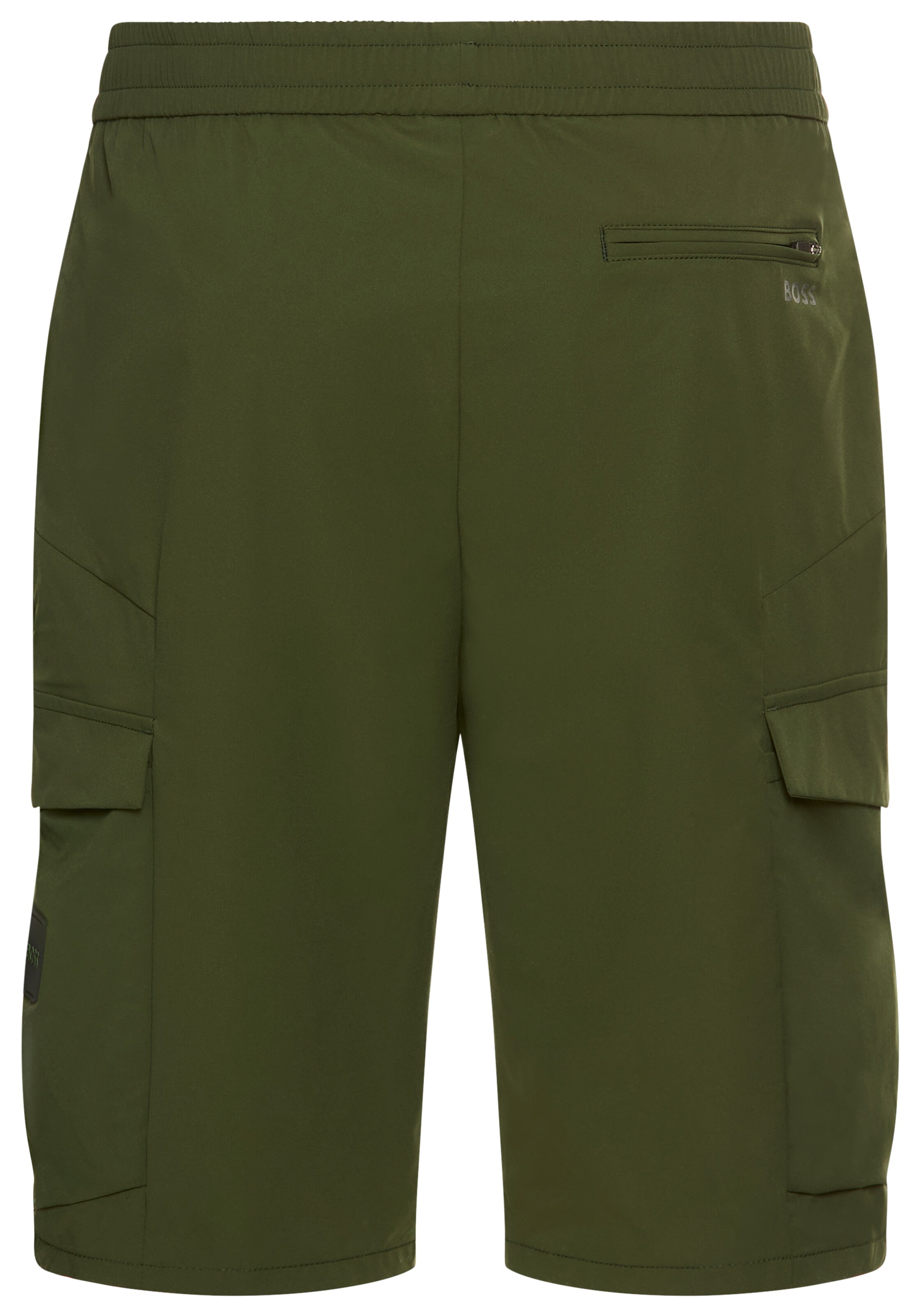 BOSS Regular Cargo Pants 'Urbanex' in Green