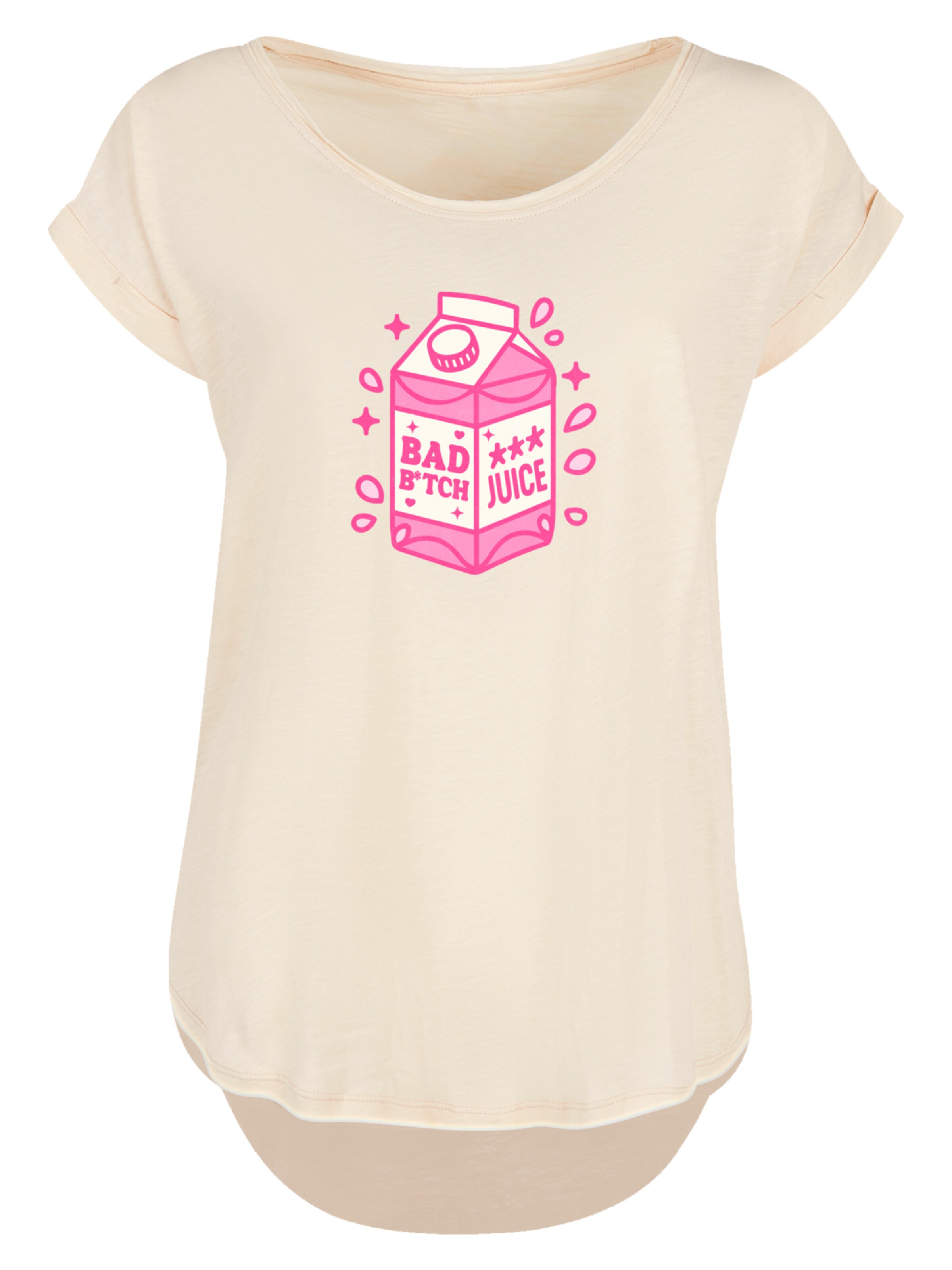 F4NT4STIC Shirt in Beige: voorkant