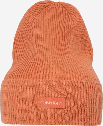 Calvin Klein Mütze in Orange