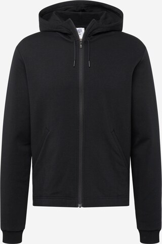 Veste de survêtement 'ACTIV COLL DREAMBLEND' Reebok en noir : devant