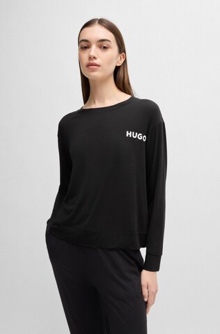 Chemise de nuit 'Unite' HUGO en noir : devant