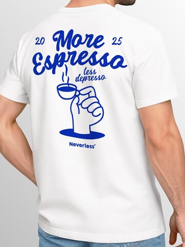Neverless Shirt 'More Espresso' in White