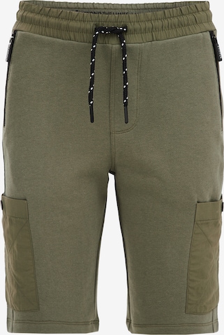 WE Fashion Broek in Groen: voorkant