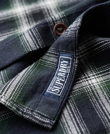 Superdry Comfort fit Overhemd in Groen