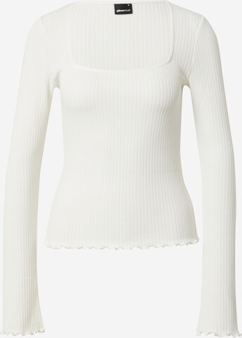 Gina Tricot Sweater 'Alba' in White: front