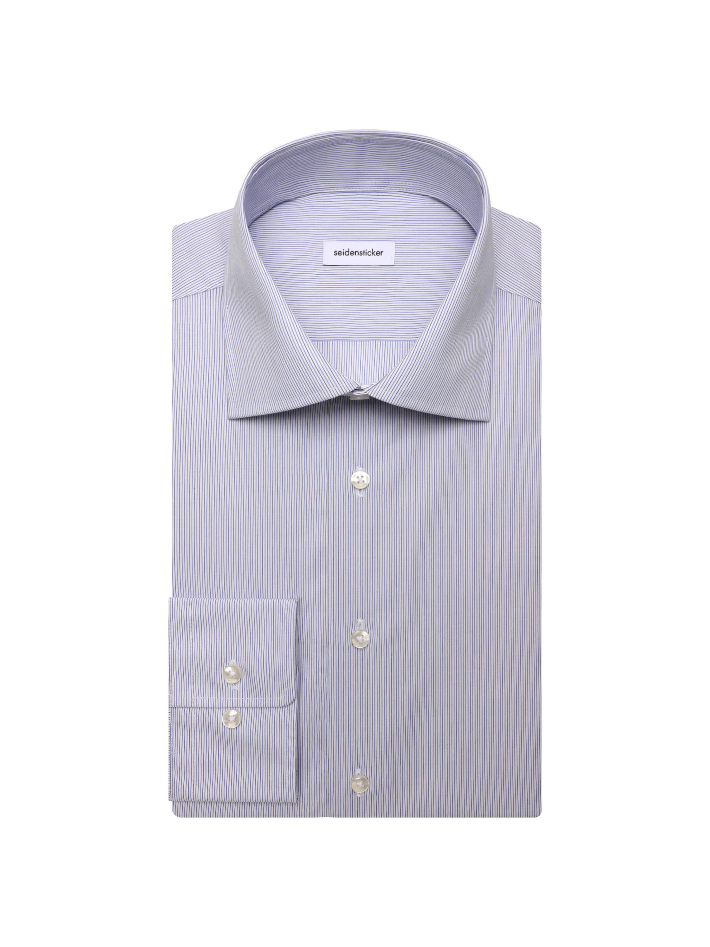 SEIDENSTICKER Slim Fit Hemd in Blau