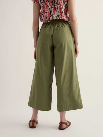 Wide leg Pantaloni di Seasalt Cornwall in verde