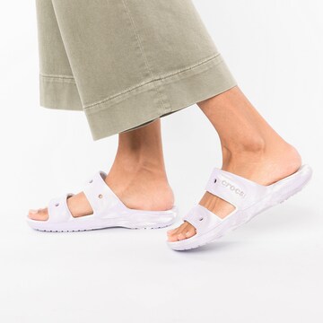 Crocs - Zapatos para playa y agua en lila: frente