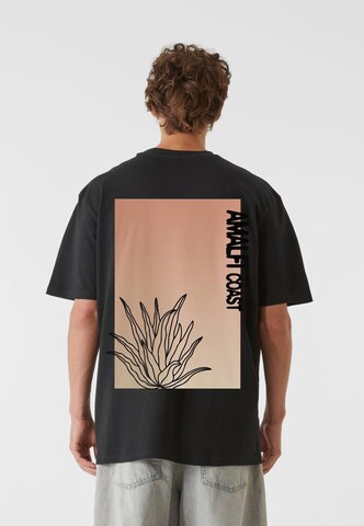 Lost Youth Tričko 'Lost Youth - Pastel Oasis' – černá: přední strana