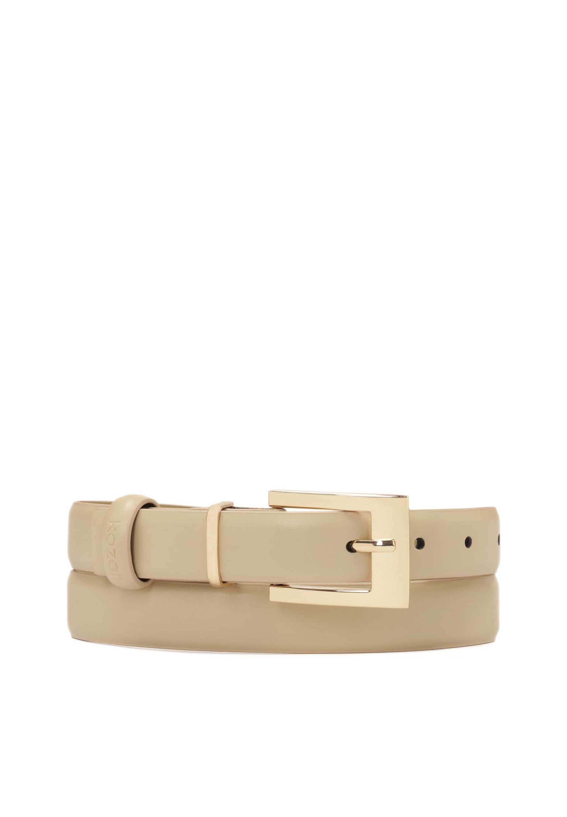 Ceinture Kazar en beige : devant