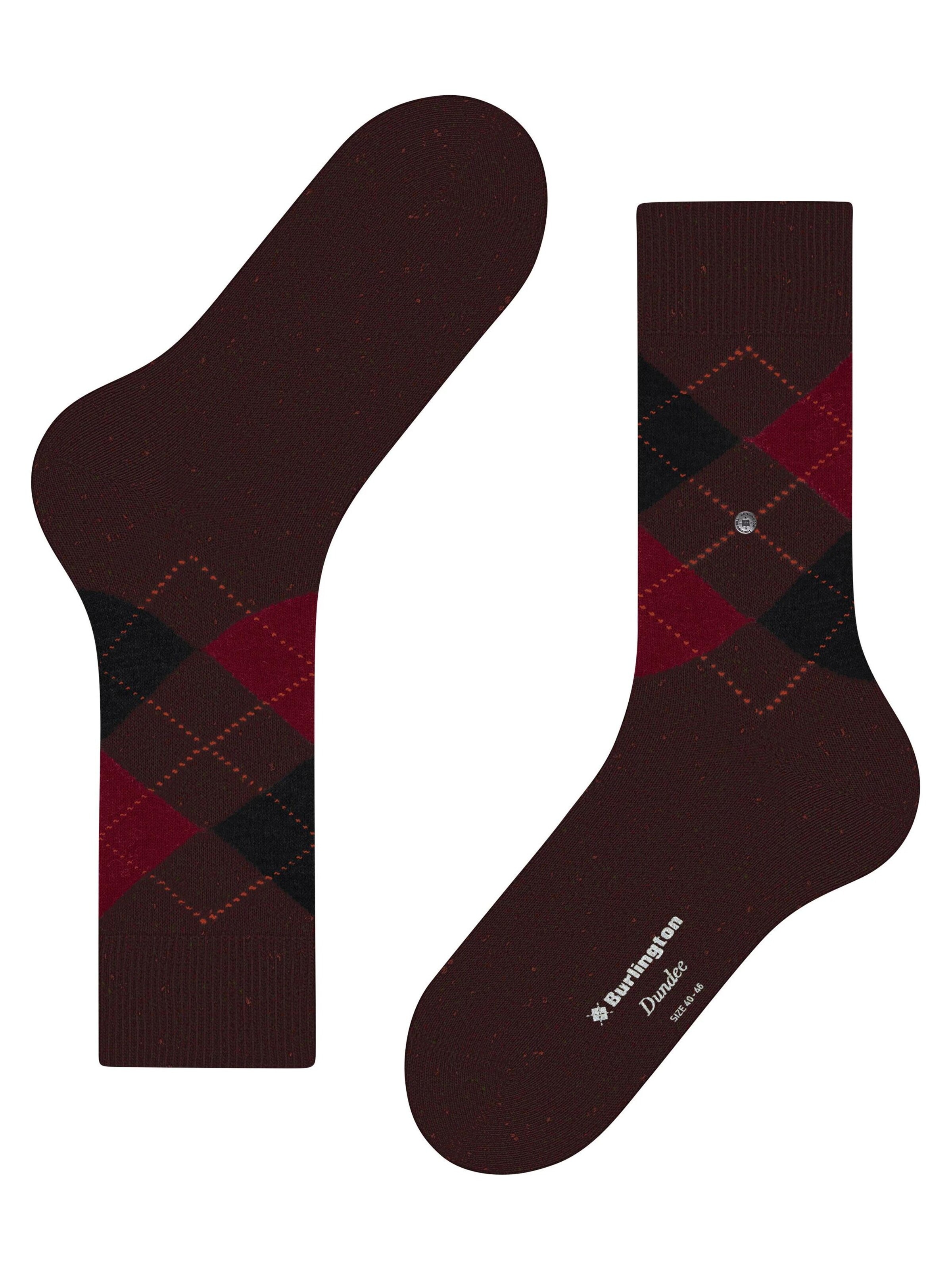 BURLINGTON Socks 'Dundee' in Red