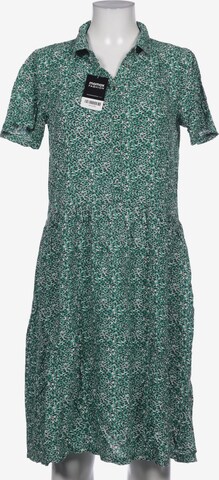 Cream Dress in S in Green: front