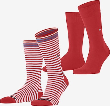 BURLINGTON Socken 'Everyday Stripe 2-Pack' in Pink: Vorderseite