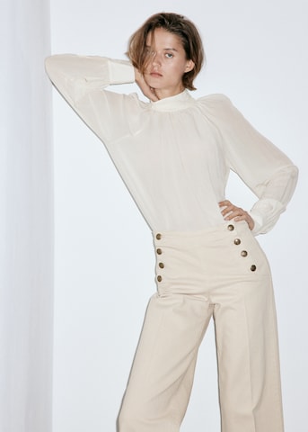MANGO Wide Leg Farkut värissä beige