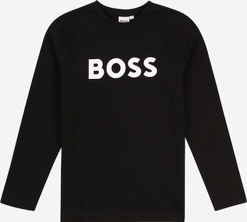 Maglietta di BOSS in nero: frontale