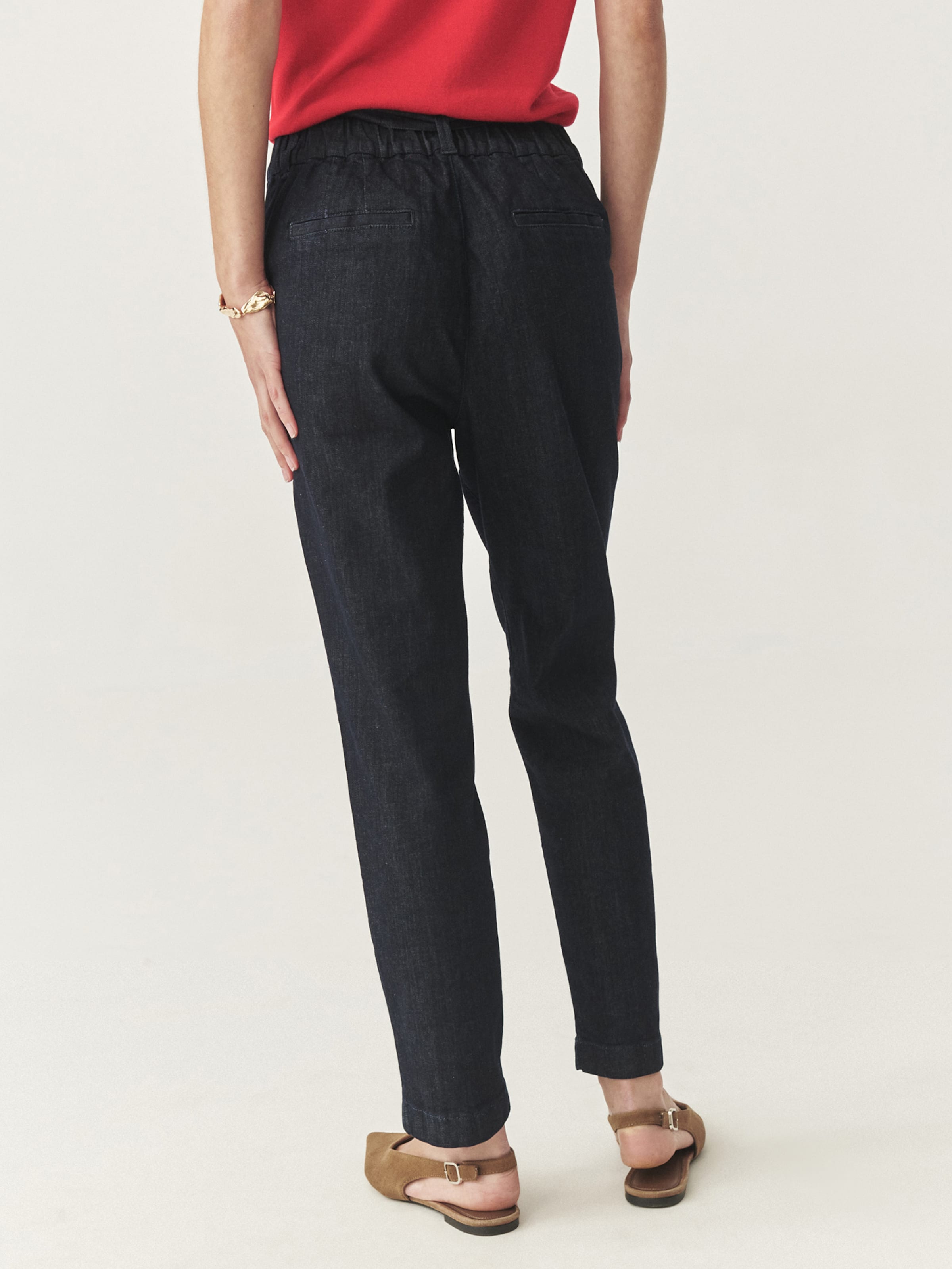 zils TATUUM Vaļīgs piegriezums Bikses