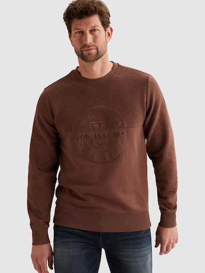 PME Legend Collegepaita 'Sweatshirt with large artwork' koossa L värissä ruskea, Tuotenäkymä
