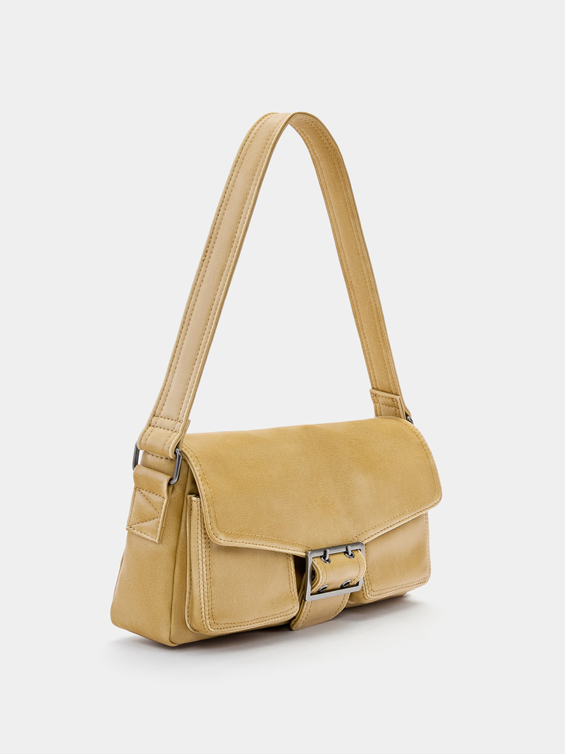 Mustard yellow shoulder bag best sale