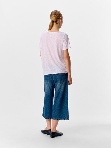 OBJECT - Camiseta 'THEA' en blanco