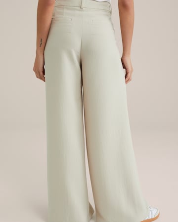 Wide leg Pantaloni cutați de la WE Fashion pe bej